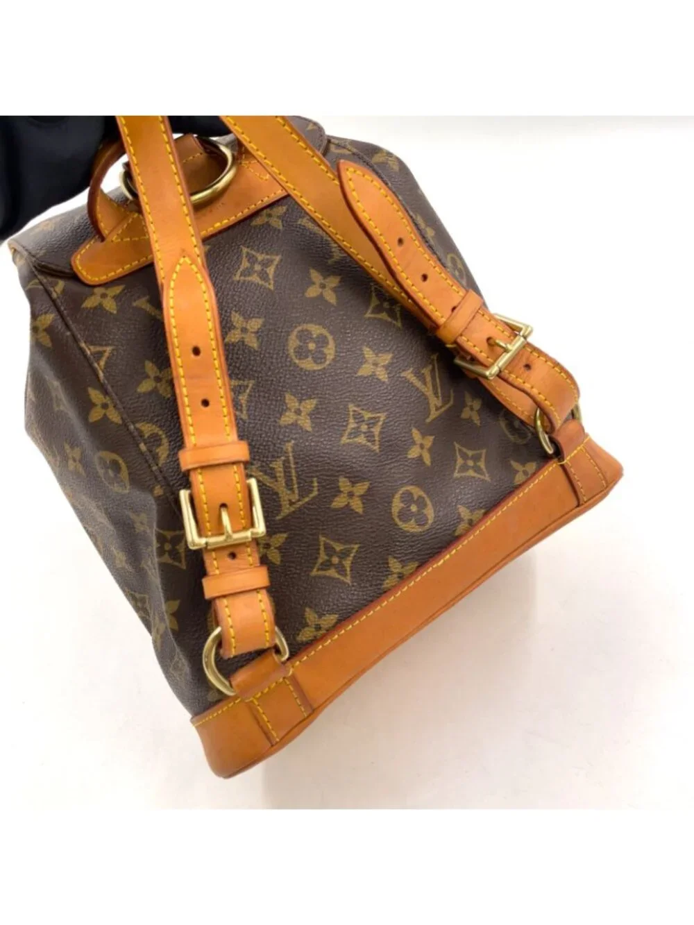 Louis Vuitton Montsouris MM Monogram Leather Backpack